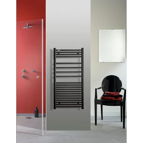 Sèche serviette eau chaude Acova Angora noir 460W