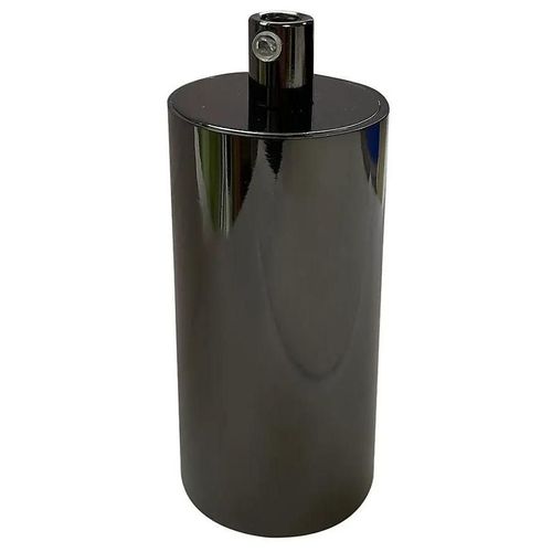 Douille E27 tube métal noir Ø4,2x10 cm