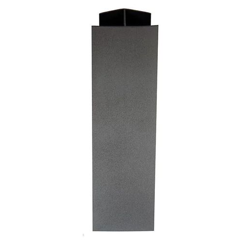 Raccord jonction droite de plinthe de cuisine Nordlinger 16/19 mm, gris x 4
