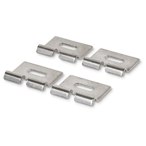 4 fixations murales Blooma en acier inoxydable