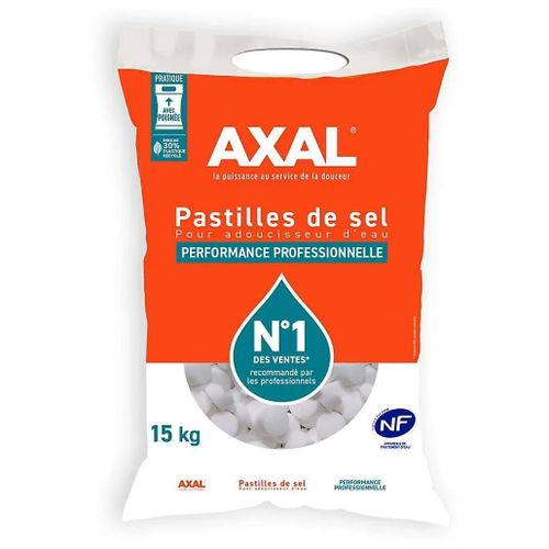 Sel régénérant pour adoucisseur d'eau Axal 15kg