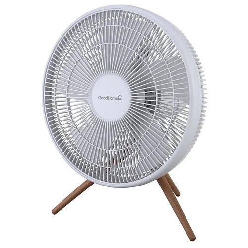 Ventilateur de table pieds en bois GoodHome ø 44 cm 3 vitesses