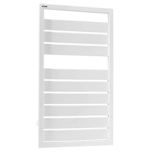Sèche-serviettes eau chaude en acier Acova Astrakan blanc 432W