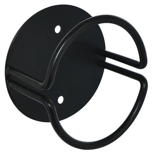 Patère murale 1 tête filaire rond N°3 Cime métal noir