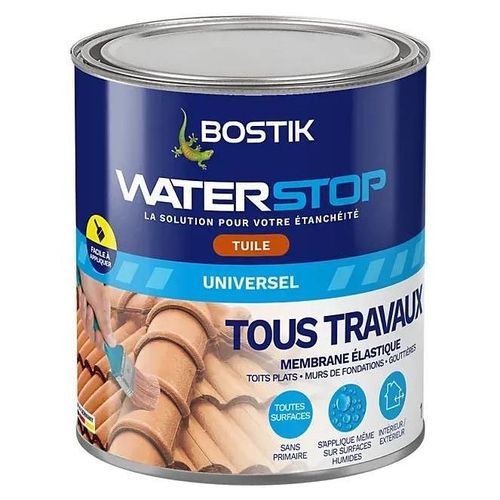 Membrane d'étanchéité Bostik Waterstop universel tuile 1 kg