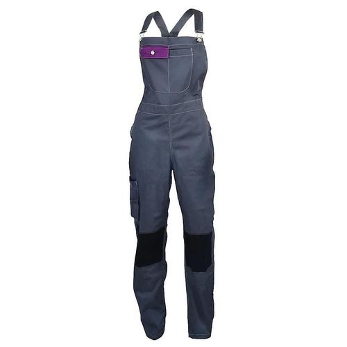 Salopette de travail femme Fashion Sécurité Pep's grise/violette Taille 34 (XS)