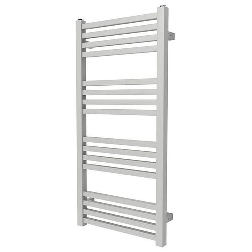 Sèche-serviettes eau chaude en acier GoodHome Duala gris 16 barres - 325 W