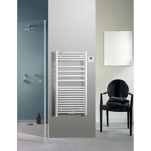 Sèche serviette mixte électrique 300W / eau chaude 460W Acova Angora