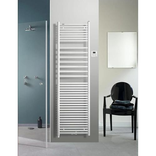 Sèche serviette mixte électrique 300W / eau chaude 795W Acova Angora