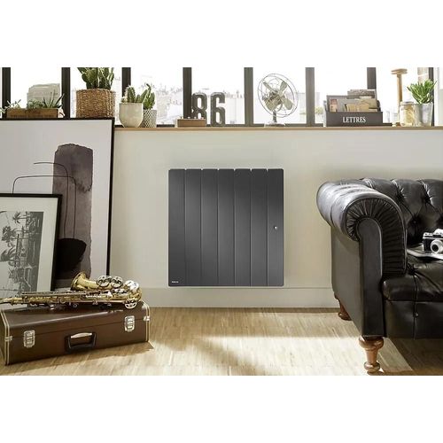 Radiateur électrique à inertie sèche Noirot Fontea Gris 1500 W