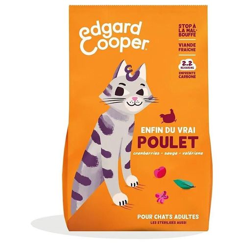 Croquette Pour Chat Adulte Au Poulet 2kg Edgard Cooper