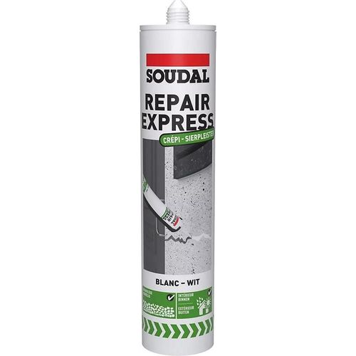 Enduit de rebouchage Soudal Repair Express blanc 290 ml
