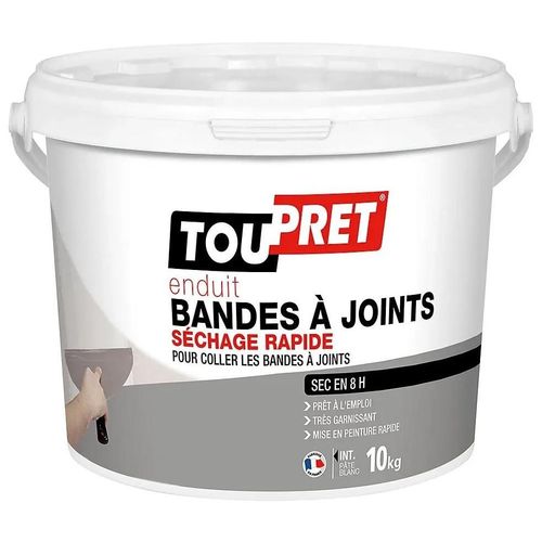 Enduit bande à joint rapide prêt à l'emploi Toupret 10kg