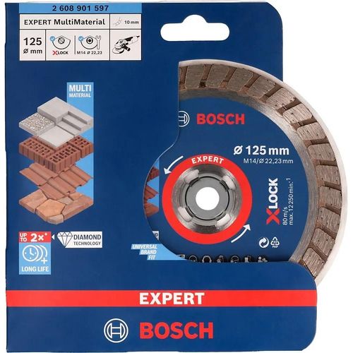 Disque diamant multi-matériaux Bosch expert Ø125mm