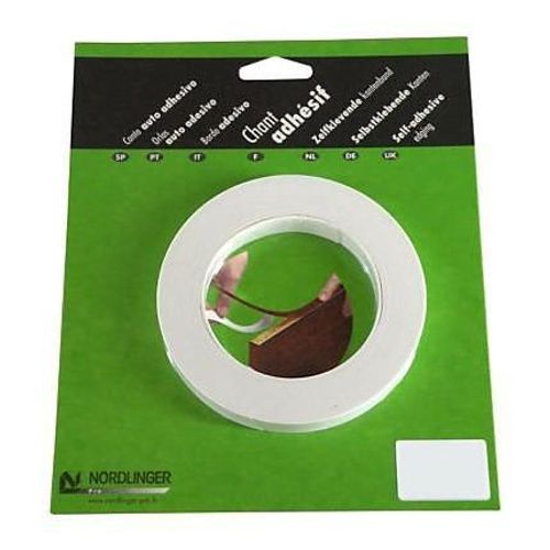 Chant mélaminé adhésif Nordlinger blanc 19 mm x L.25 m