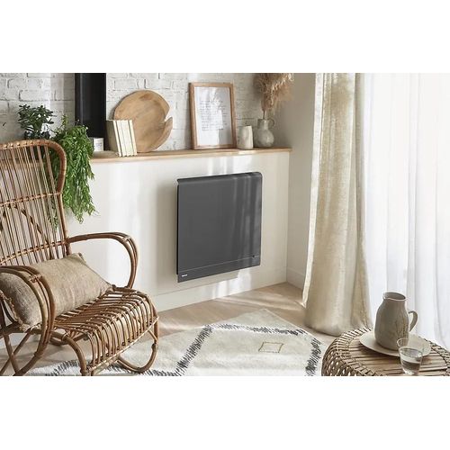 Radiateur électrique à inertie sèche Noirot Caldera Gris 1000 W