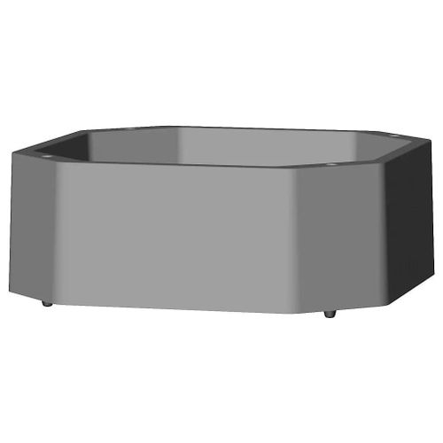 Réhausse pour boîte eaux pluviales et réseaux secs Epers 40 x 40 x h.20 cm