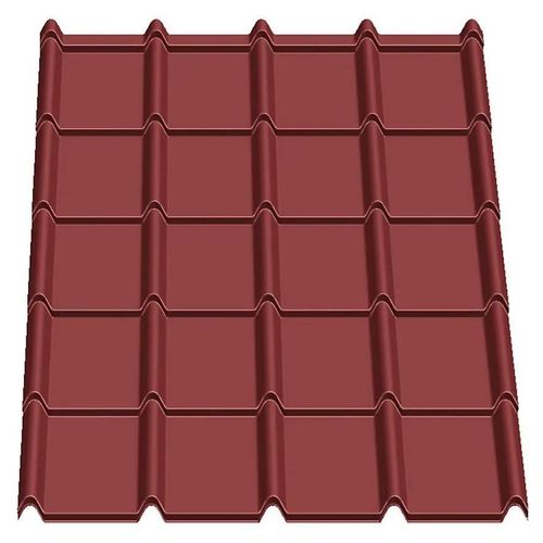 Tuile R Aréa Bacacier Rouge Brun emboitable
