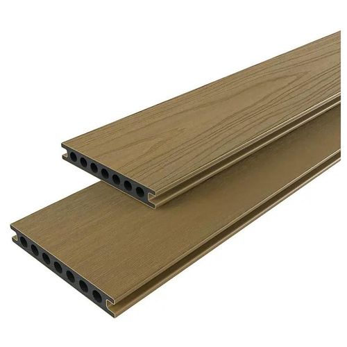 Lame de terrasse composite coloris chêne Neva Premium Klikstrom L.220 x l.14,5 cm