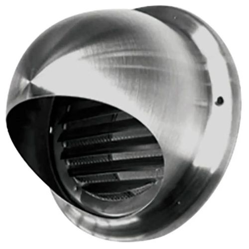 Grille d'aération avec hublot gris ø 100 mm Autogyre