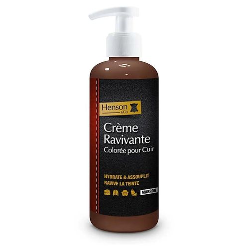 Crème Ravivante Cuir Marron Henson & Co 250ml