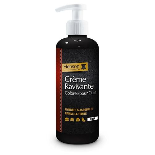 Crème Ravivante Cuir Noir Henson & Co 250ml