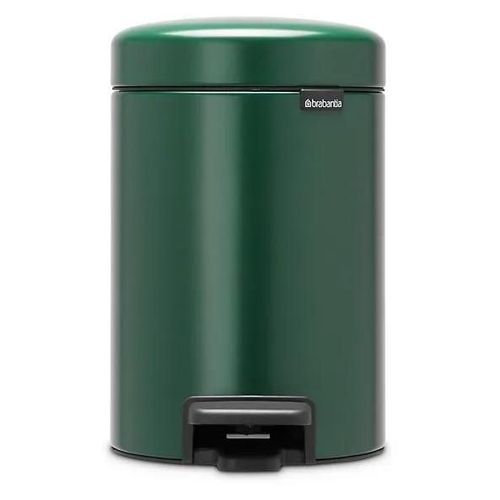Poubelle à pédale 3 litres vert sapin, Brabantia New Icon