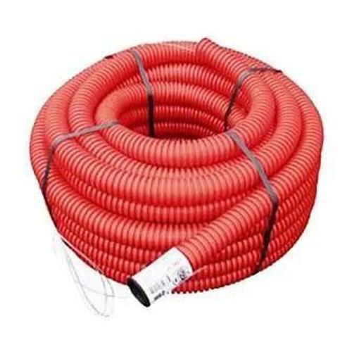 Gaine pour réseaux enterrés rouge Ø 50 mm x 25 m Fitt