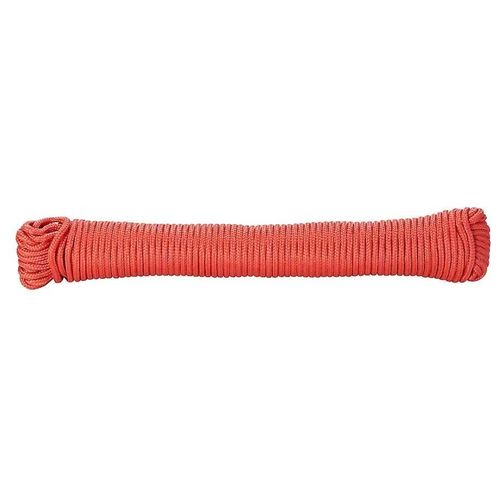 Corde tressée en polypropylène rouge Diall ø2.8 mm, 20 m