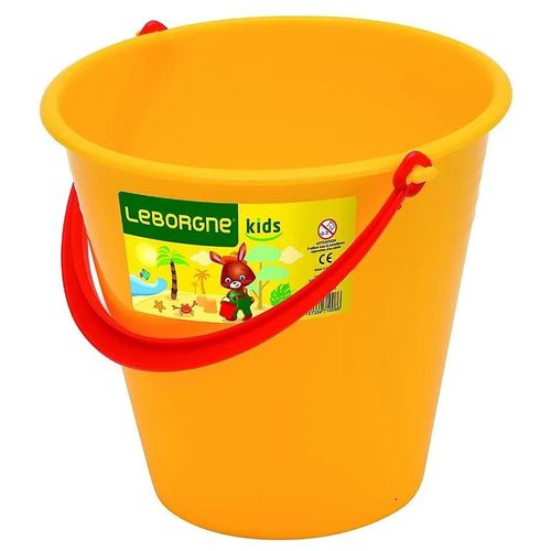 Seau en plastique pour enfant Leborgne jaune
