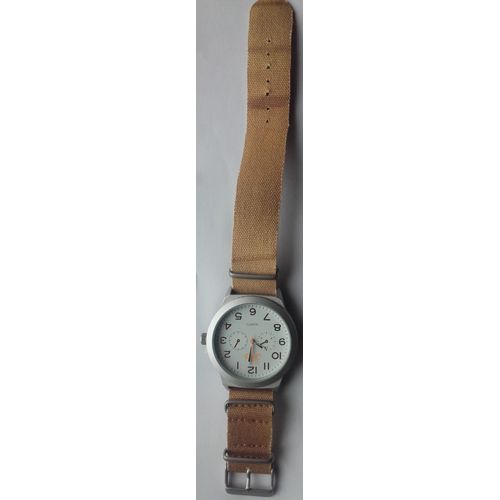 Montre Cuir/Tissu « The Fresh Brand »