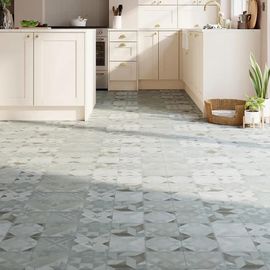 Dalle PVC clipsable Mambo 63x32 cm effet carreaux ciment géométrique GoodHome (vendue au carton)