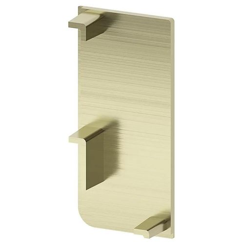 Lot de 2 embouts de rails pour plan de travail laiton Caraway Innovo GoodHome