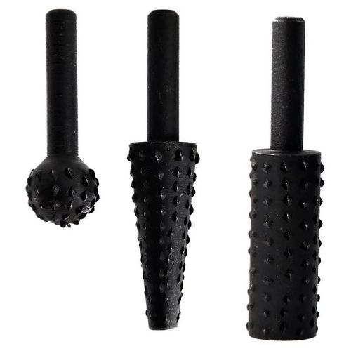 Râpe pour bois Universal support perceuse, 3 pièces