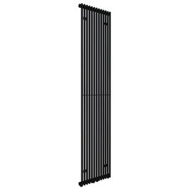Radiateur eau chaude Acova Filin vertical noir 1008W