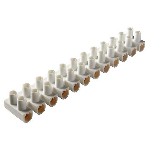 Barrette de connexion 12 X 2 entrées Diall 25 mm² / 60 A