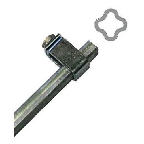 Piquet de terre 1.5 m D.1,5cm acier gris
