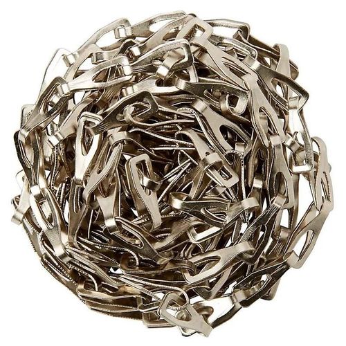 Chaîne nickelée DIALL ø2 mm, 2.5 m Acier