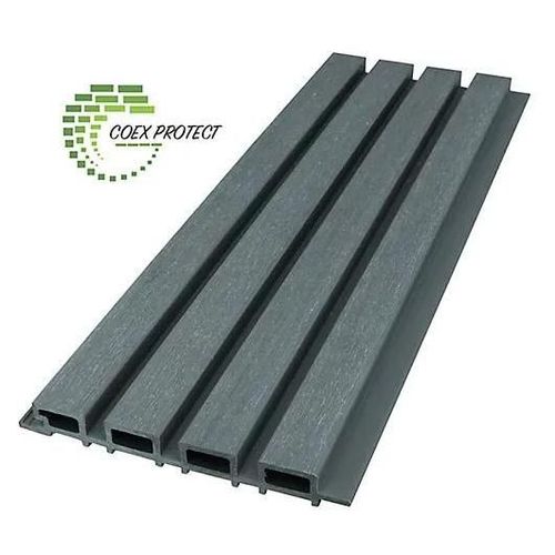 Clin pour bardage composite Greenwall Claire Voie gris - L.2,6 m