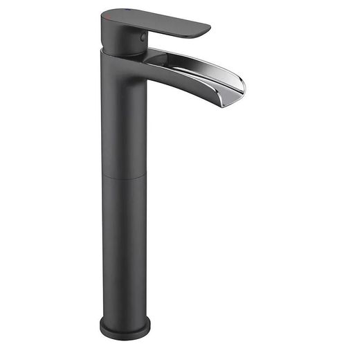Mitigeur de lavabo haut noir Edouard Rousseau X Hutt