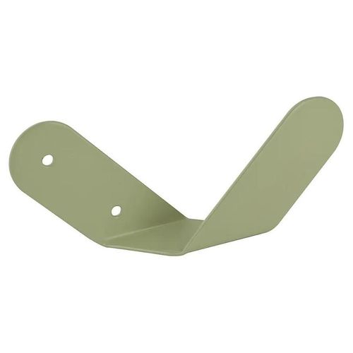 Patère murale 1 tête Bend Cime métal vert