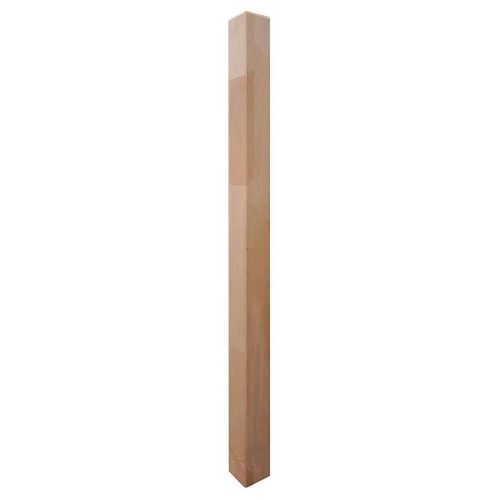 Poteau pour balustrade Locri en bois brut hêtre