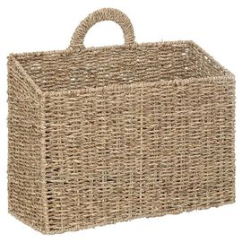 Panier rectangulaire à suspendre Atmosphera Cora beige