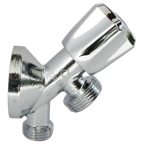 Robinet à clapet pour alimenter une machine à laver Entrée Mâle 1/2" - Sortie Mâle 3/4" en parallèle Somatherm for you