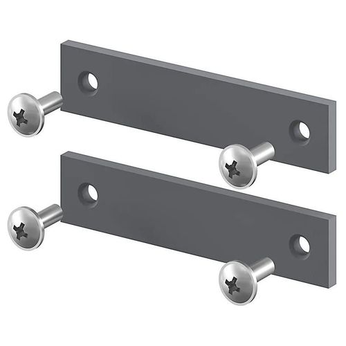 Lot de 2 connecteurs de rail gris L. 5,7 cm Caraway Innovo GoodHome