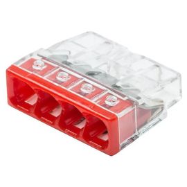 10 mini bornes automatiques 4 entrées Wago '2273) 0,5 - 2,5 mm²