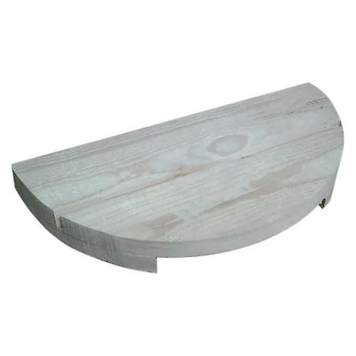 Tablette palette de sapin demi-lune d. 40 cm