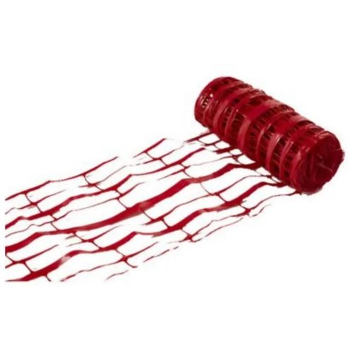 Grillage avertisseur Fitt en PVC coloris rouge L.25 m x l.30 cm Fitt