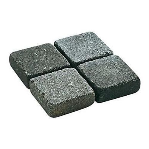 Pavé Blooma Antinéa nuancé gris 13,3 x 13,3 cm, ép.5 cm