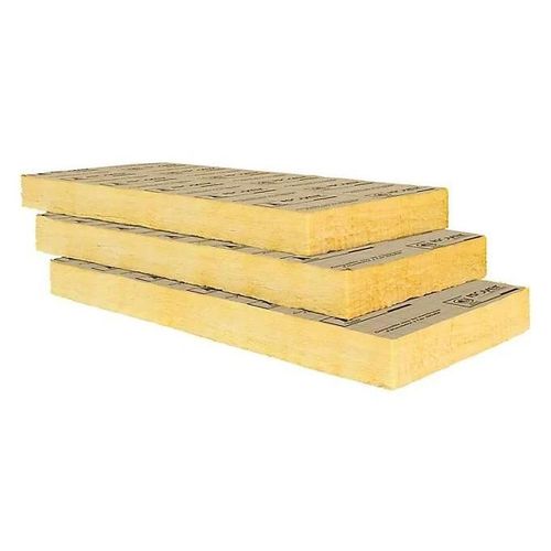 Panneau laine de verre Isover GR32 kraft - 1,35 x 0,6 m ép 75 mm R. 2,3 m²K/W (vendu par lot de 10 panneaux)